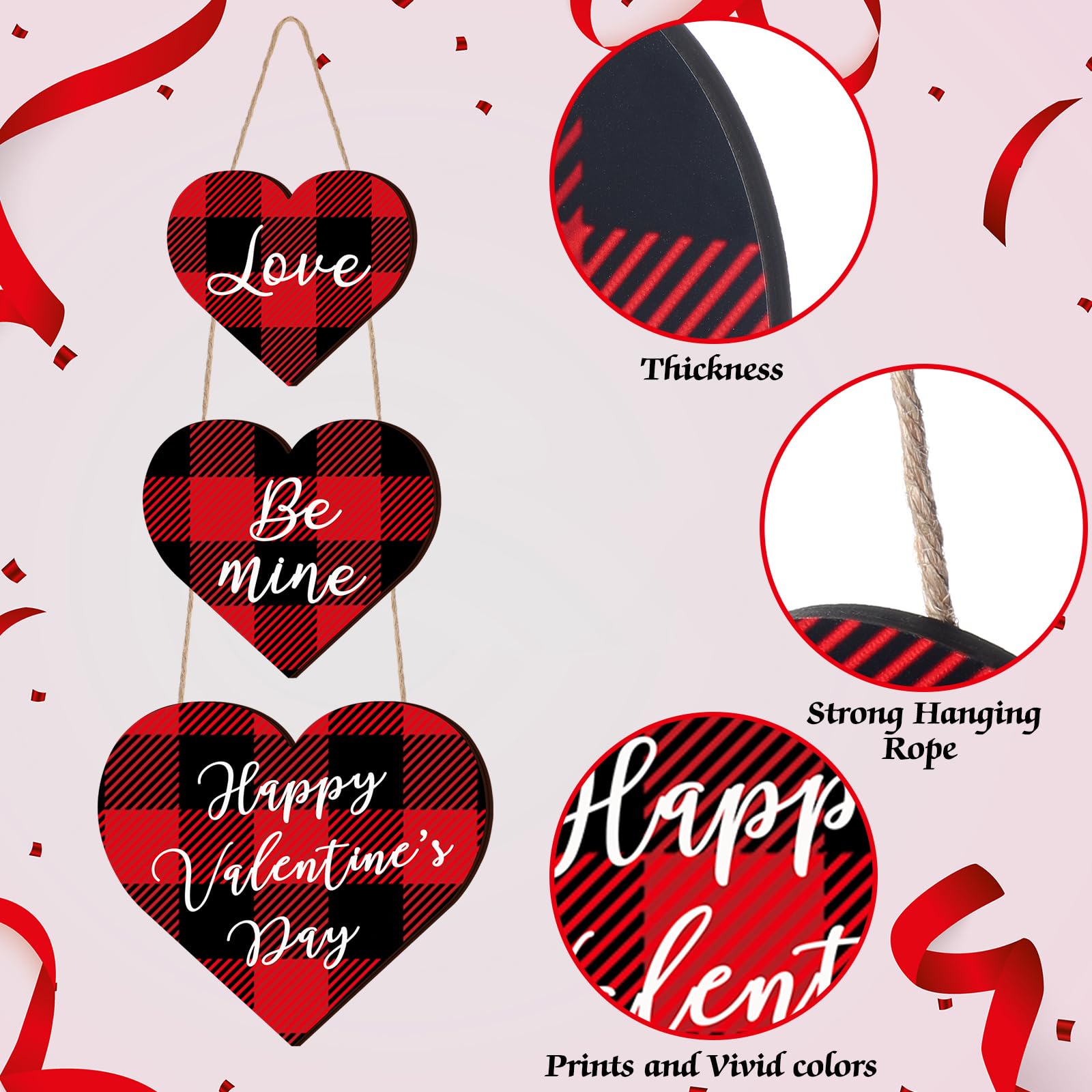 壁飾り　LOVE　ハート　heart　吊り下げ　壁掛け　サインボード　プレート Amazon.com: Menkxi Happy Valentines Day Love Be Mine Door Sign